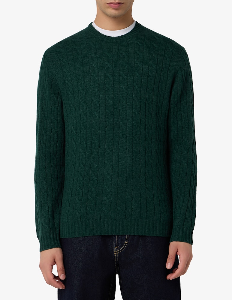 Pure Cashmere Maglia treccia in cachemire - immagine 1 Pure Cashmere Maglia treccia in cachemire - immagine 1