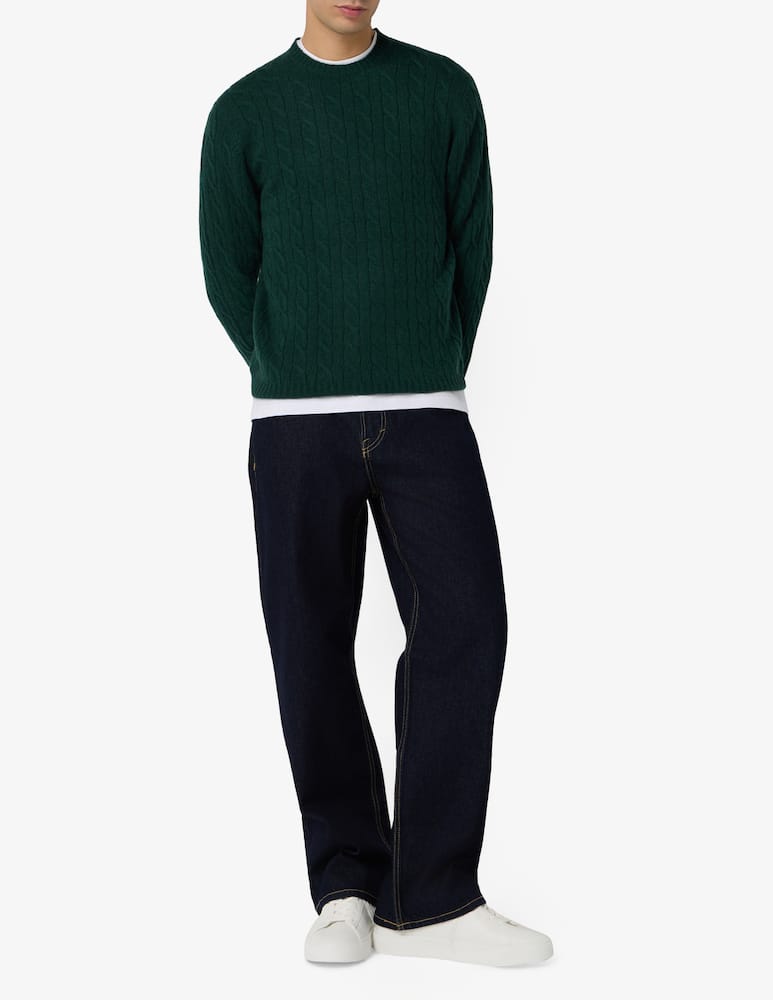 Pure Cashmere Maglia treccia in cachemire - immagine 2 Pure Cashmere Maglia treccia in cachemire - immagine 2