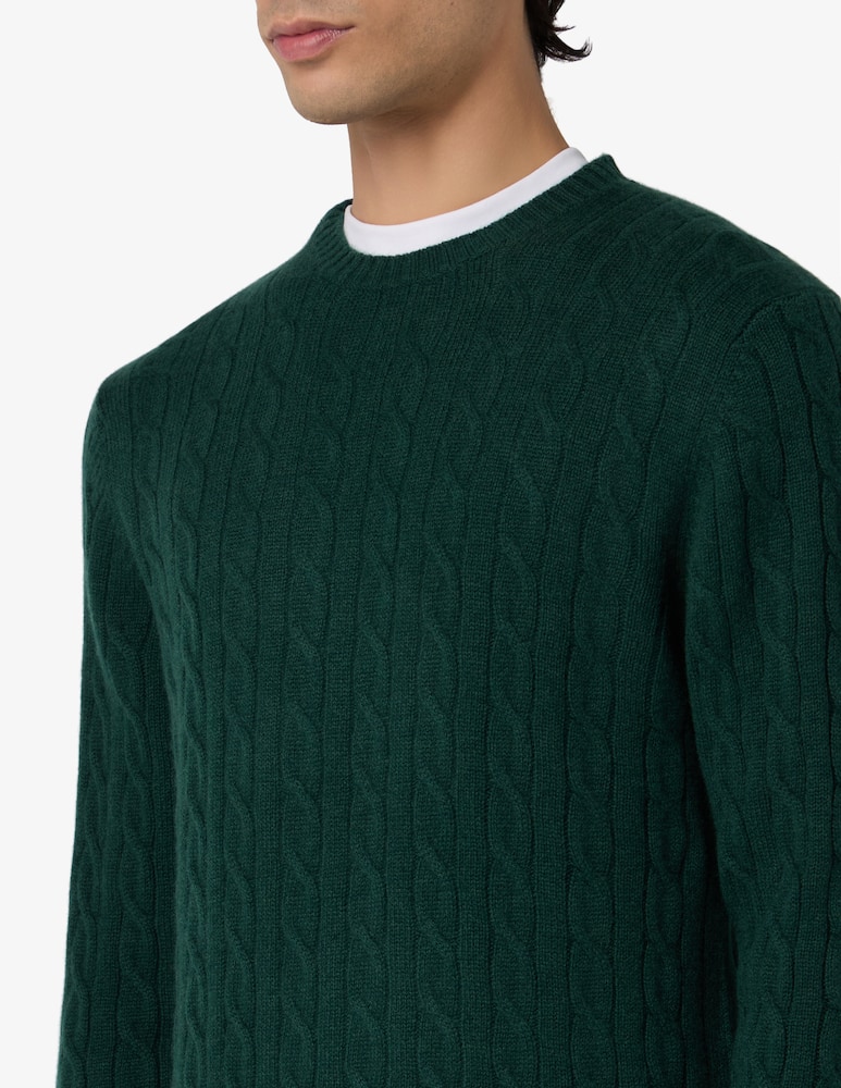 Pure Cashmere Maglia treccia in cachemire - immagine 4 Pure Cashmere Maglia treccia in cachemire - immagine 4