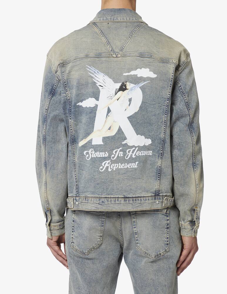 rinascente Represent Storms inheaven denim jacket
