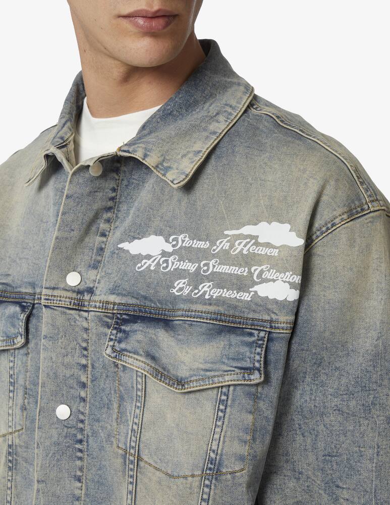 rinascente Represent Storms inheaven denim jacket