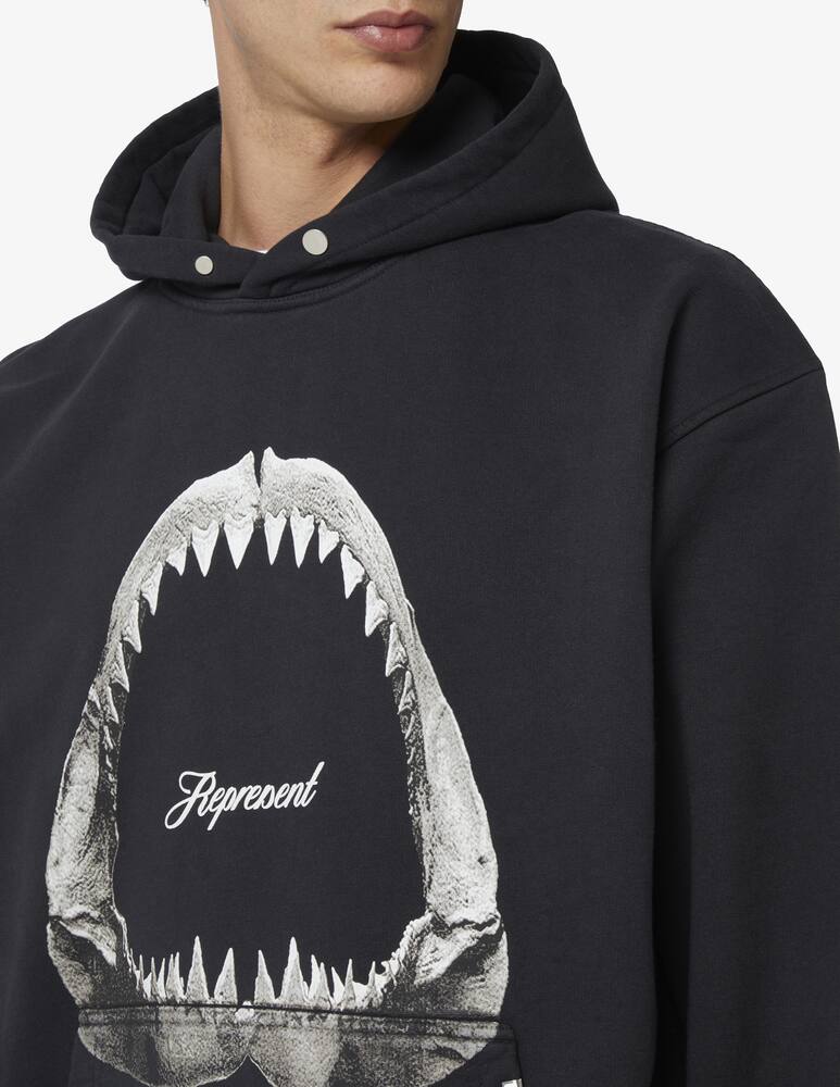rinascente Represent Shark jaws hoodie