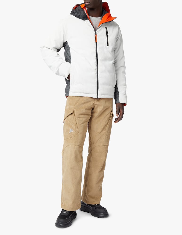 rinascente Jaam Ski wool and corduroy hooded jacket