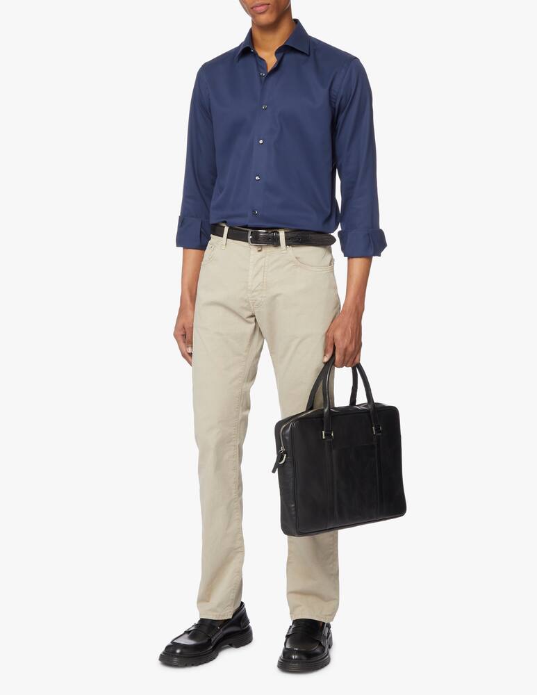 rinascente Sartoria Italiana Camicia twill tu modern - blu