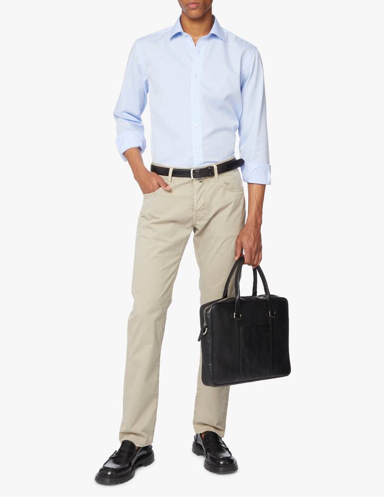 rinascente Sartoria Italiana Camicia zephir regular - azzurro