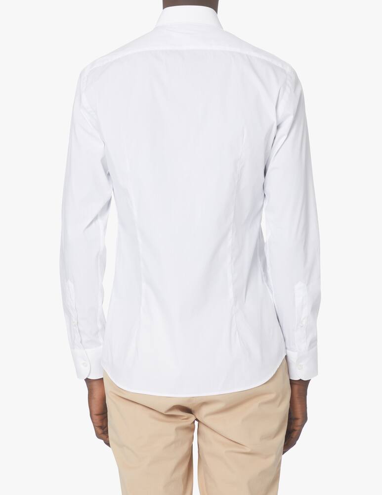 rinascente Sartoria Italiana Camicia popeline stretch tu modern - bianco