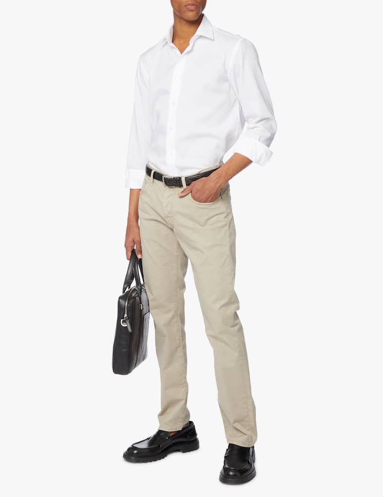 rinascente Sartoria Italiana Camicia giro inglese regular - bianco