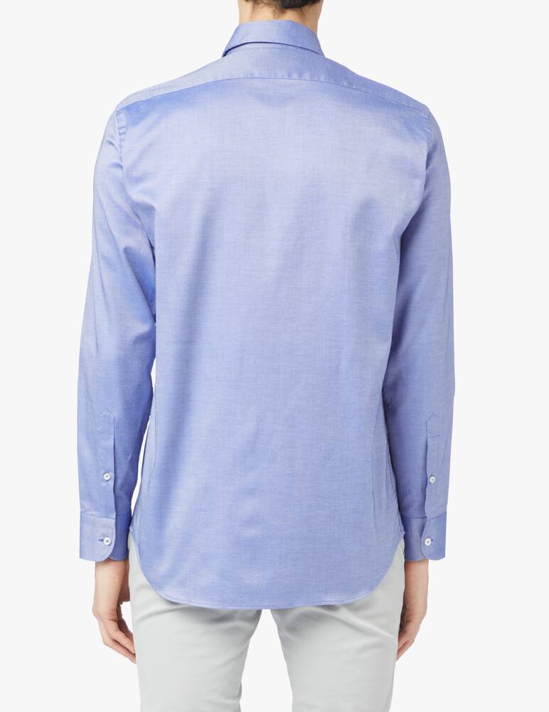 rinascente Sartoria Italiana Double twisted oxford regular shirt - blue