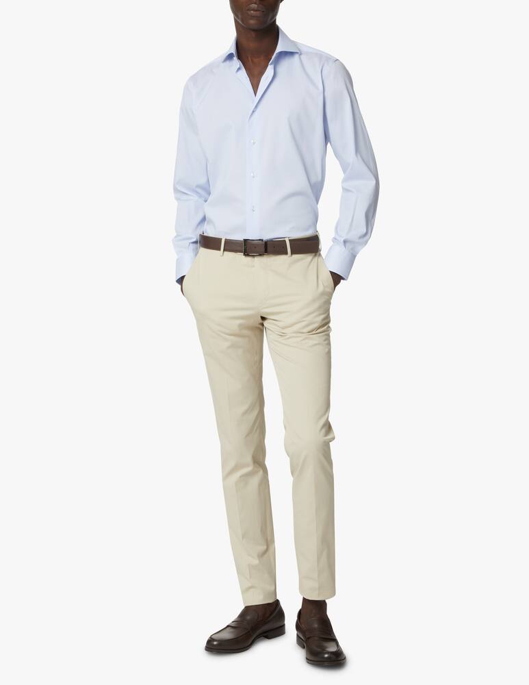 rinascente Sartoria Italiana Camicia doppio ritorto cannette regular - azzurro