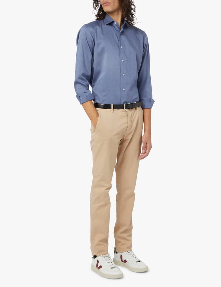 rinascente Sartoria Italiana Camicia giro inglese regular - blu