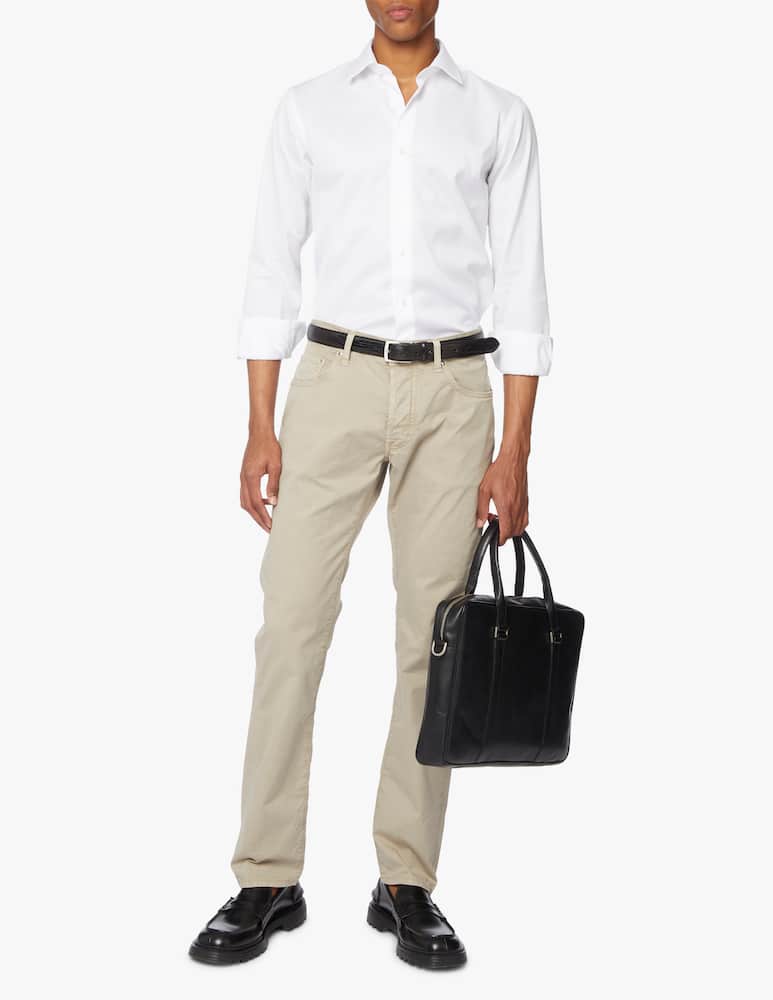 rinascente Sartoria Italiana Modern pint point double twisted shirt - white