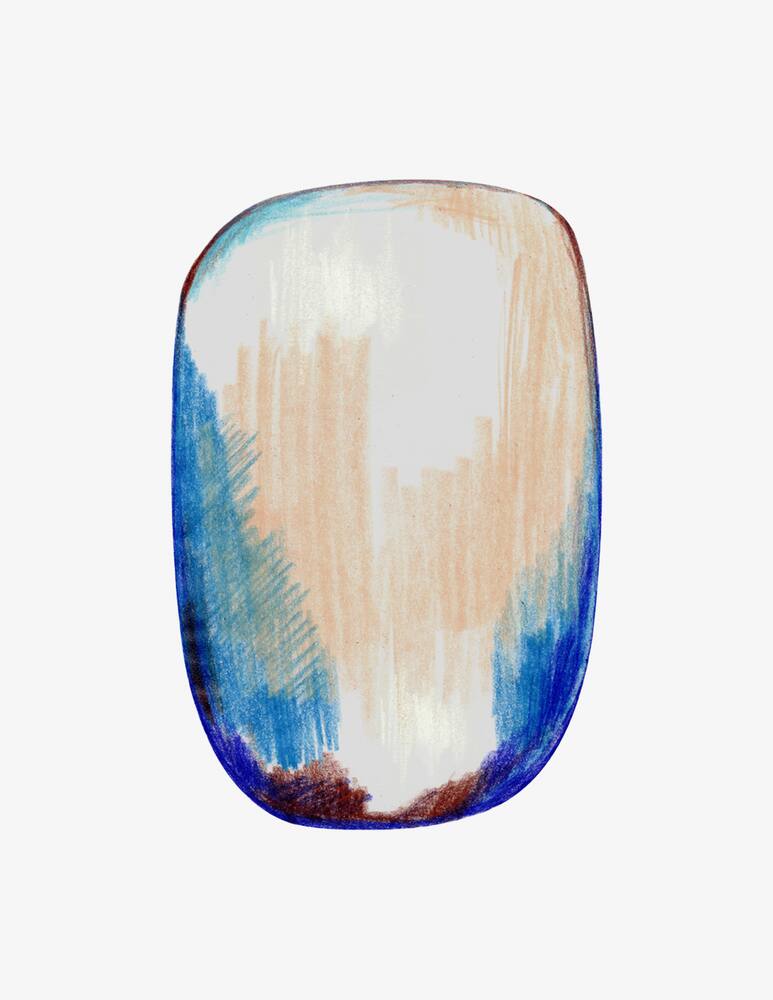 rinascente Moooi Scribble Carpet - Blue