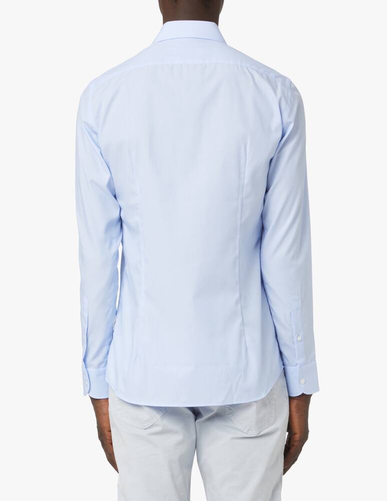 rinascente Sartoria Italiana Microstripes regular shirt - light blue