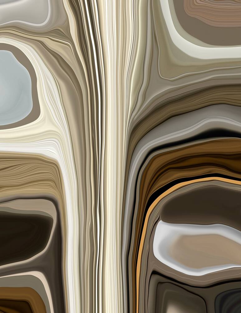 rinascente Moooi Liquid Layers Marl Rectangle Rug