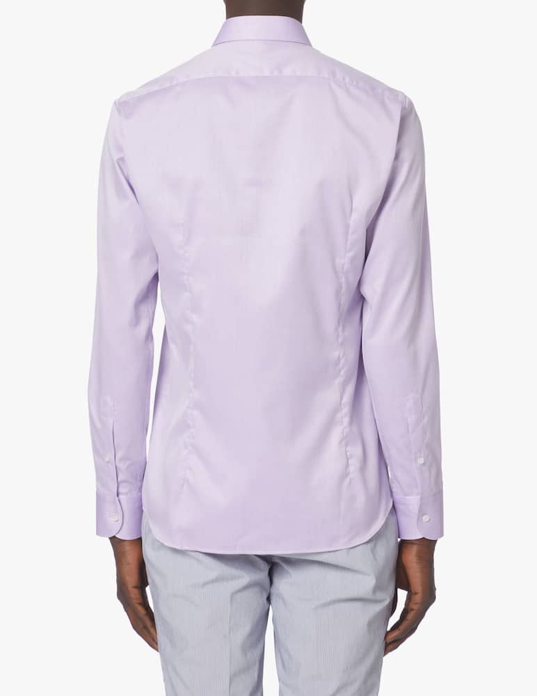 rinascente Sartoria Italiana Camicia doppio ritorto pint point modern - viola