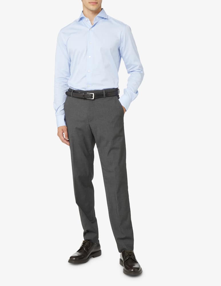 rinascente Xacus Pint point shirt - Light blue