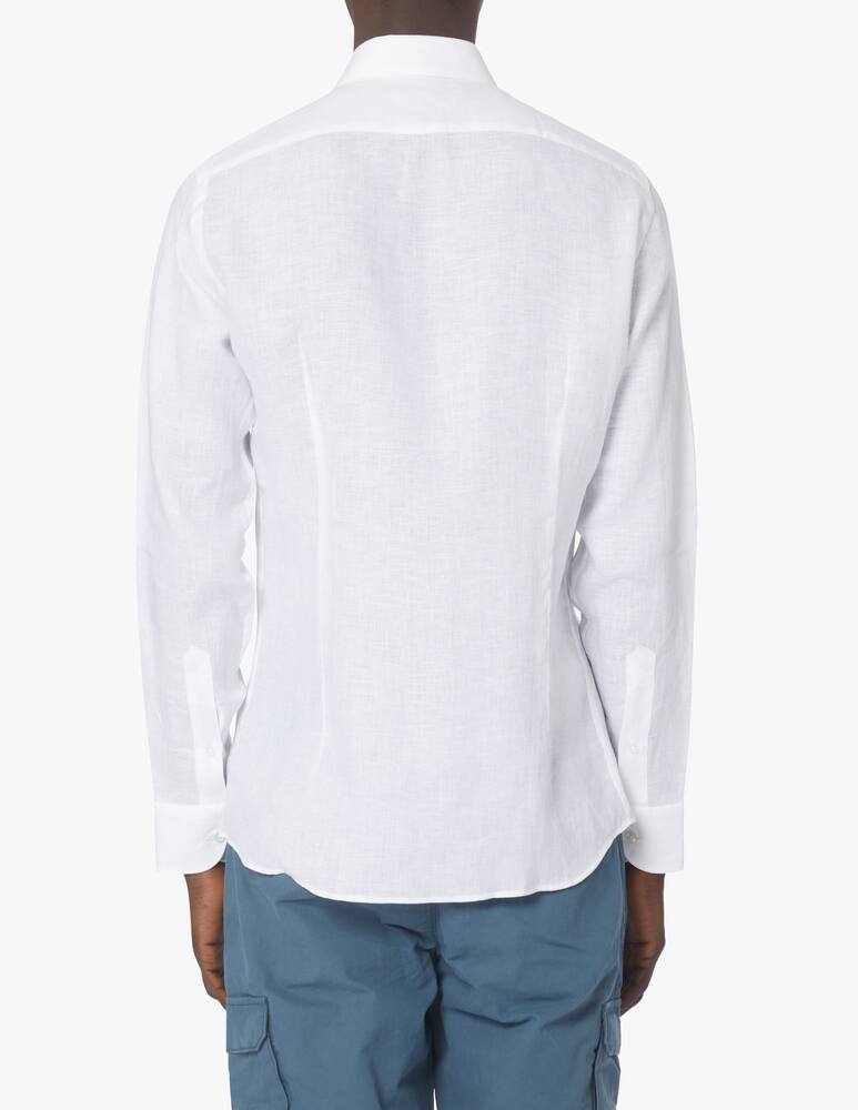 rinascente Sartoria Italiana Camicia lino tu modern - bianco