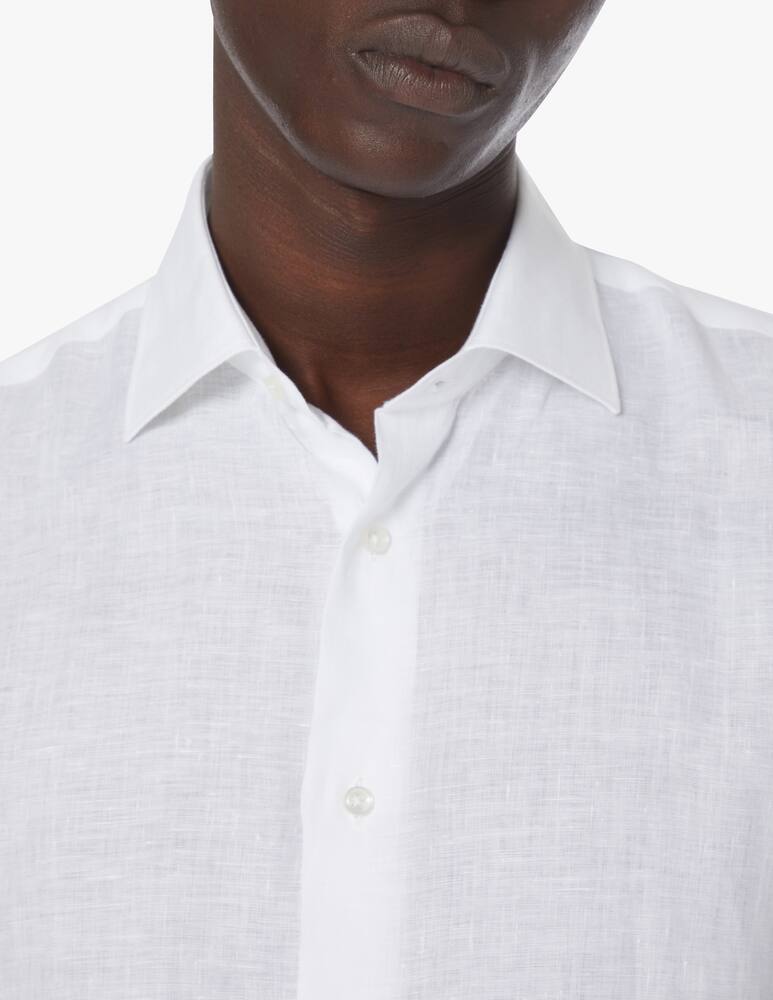 rinascente Sartoria Italiana Camicia lino tu modern - bianco