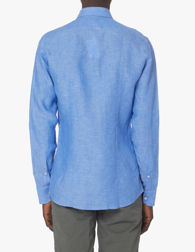 rinascente Sartoria Italiana Modern linen shirt - blue