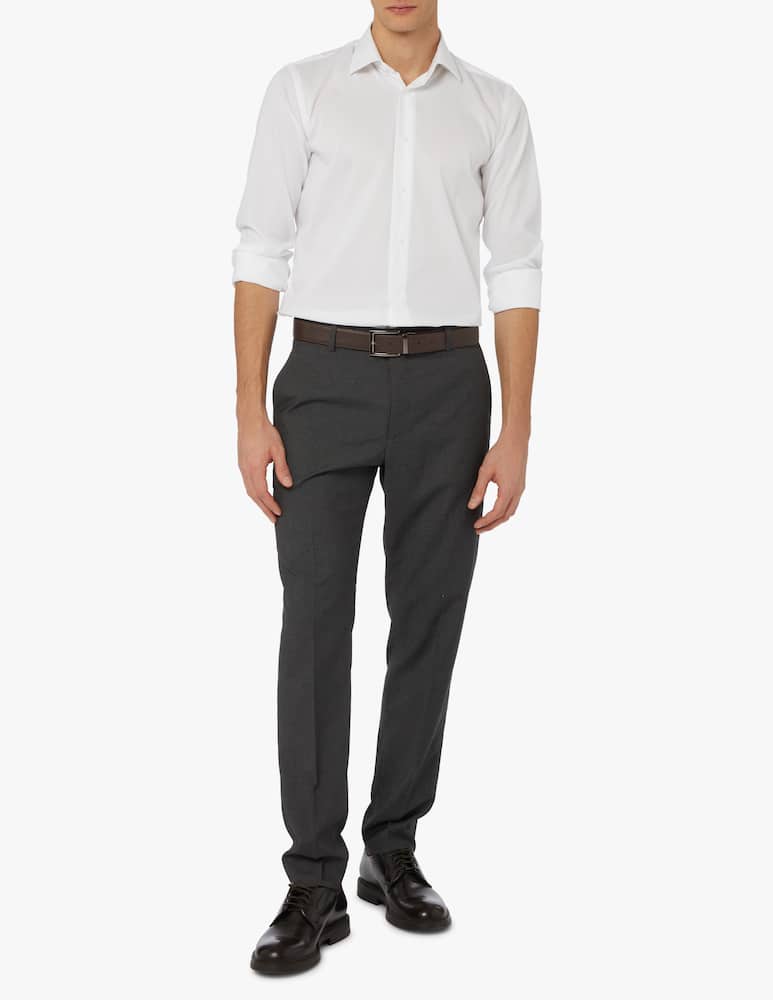 rinascente Delsiena Camicia tu twill modern - bianco