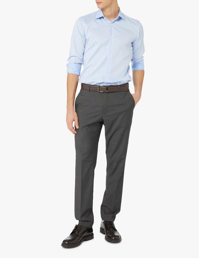 rinascente Delsiena Camicia tu twill modern - azzurro