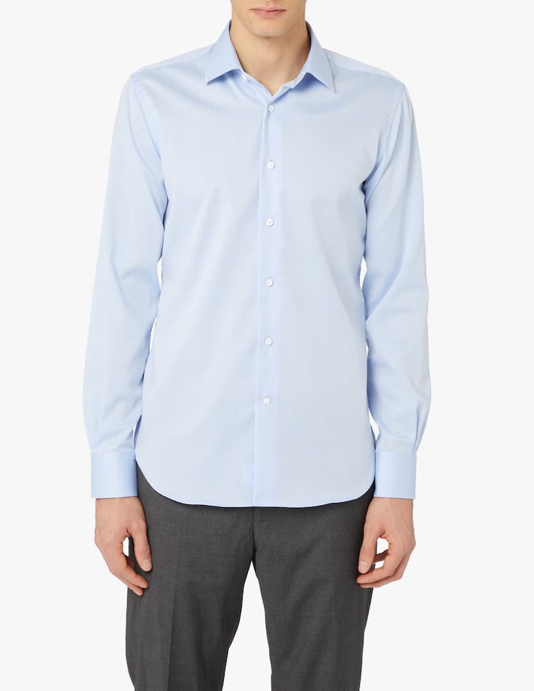 Delsiena Camicia tu twill modern - azzurro - immagine 1 Delsiena Camicia tu twill modern - azzurro - immagine 1