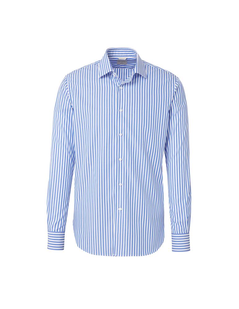 rinascente Delsiena Large stripes modern shirt - blue