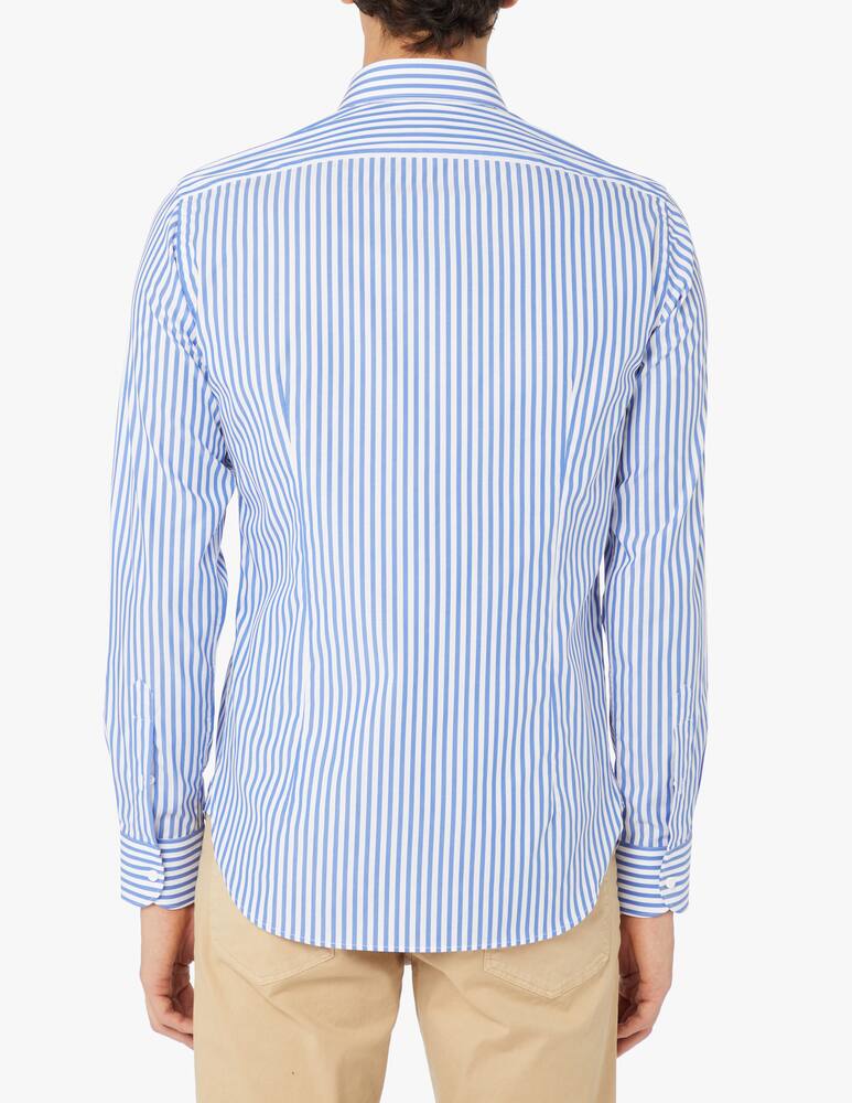 rinascente Delsiena Large stripes modern shirt - blue