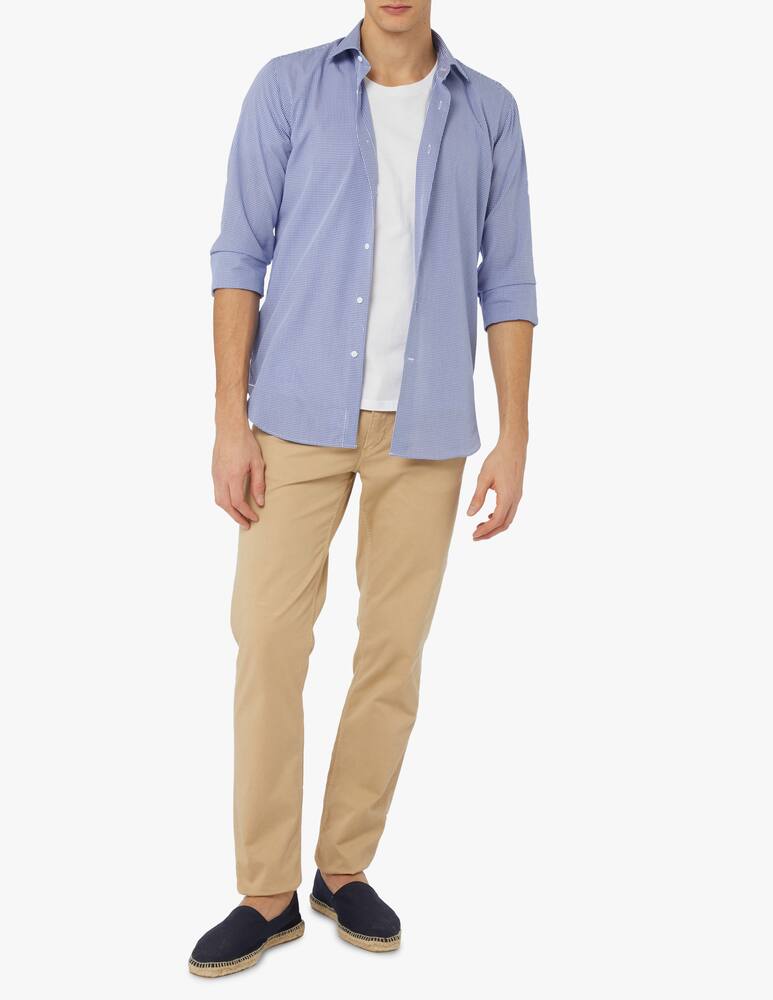 rinascente Delsiena Check modern shirt - blue