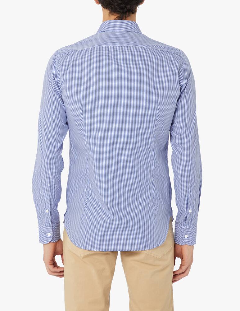 rinascente Delsiena Check modern shirt - blue