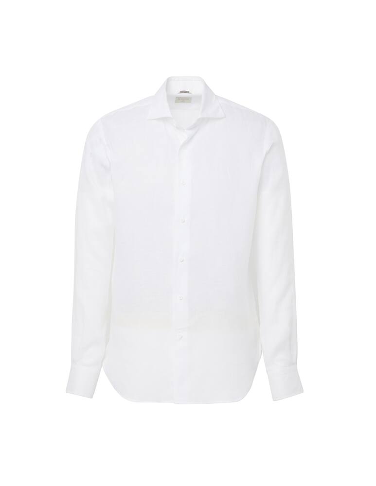 rinascente Delsiena Camicia lino delave modern - bianco