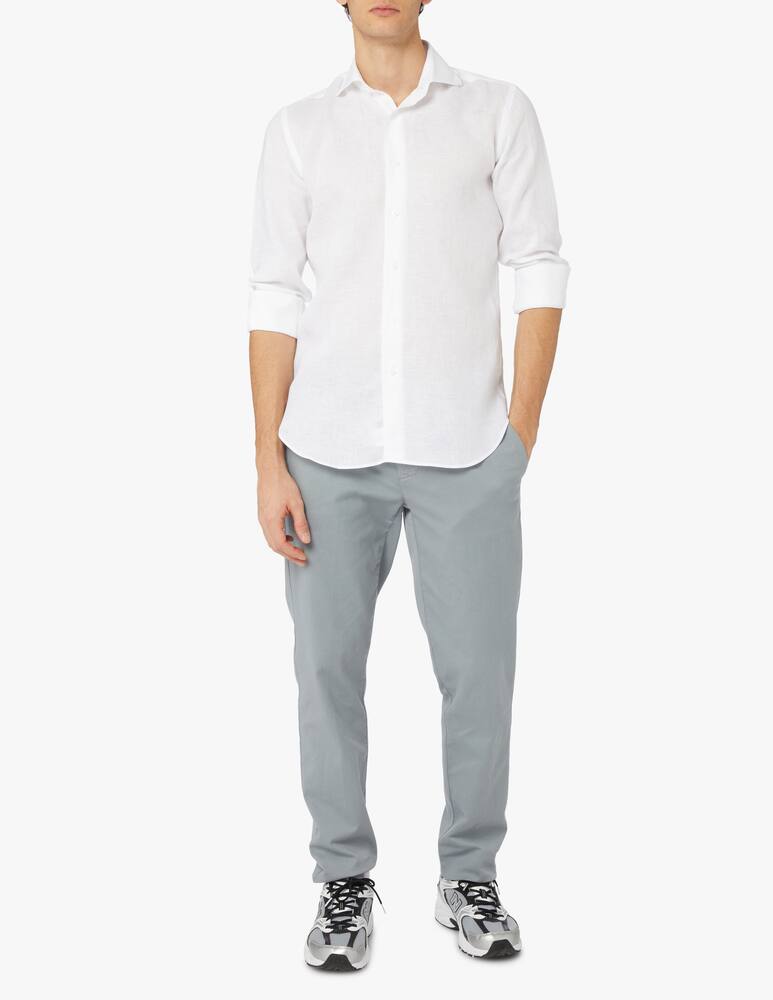 rinascente Delsiena Camicia lino delave modern - bianco