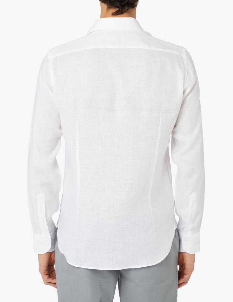 Delsiena Camicia lino delave modern - bianco - immagine 3 Delsiena Camicia lino delave modern - bianco - immagine 3