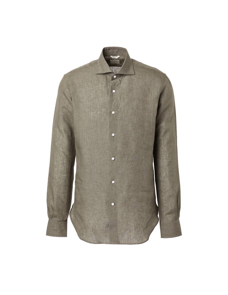 rinascente Delsiena Camicia lino delave modern - verde