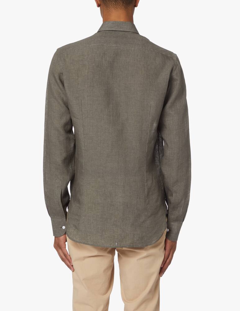 rinascente Delsiena Camicia lino delave modern - verde