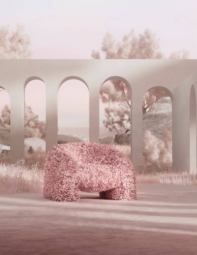 rinascente Moooi Hortensia Armchair Petal