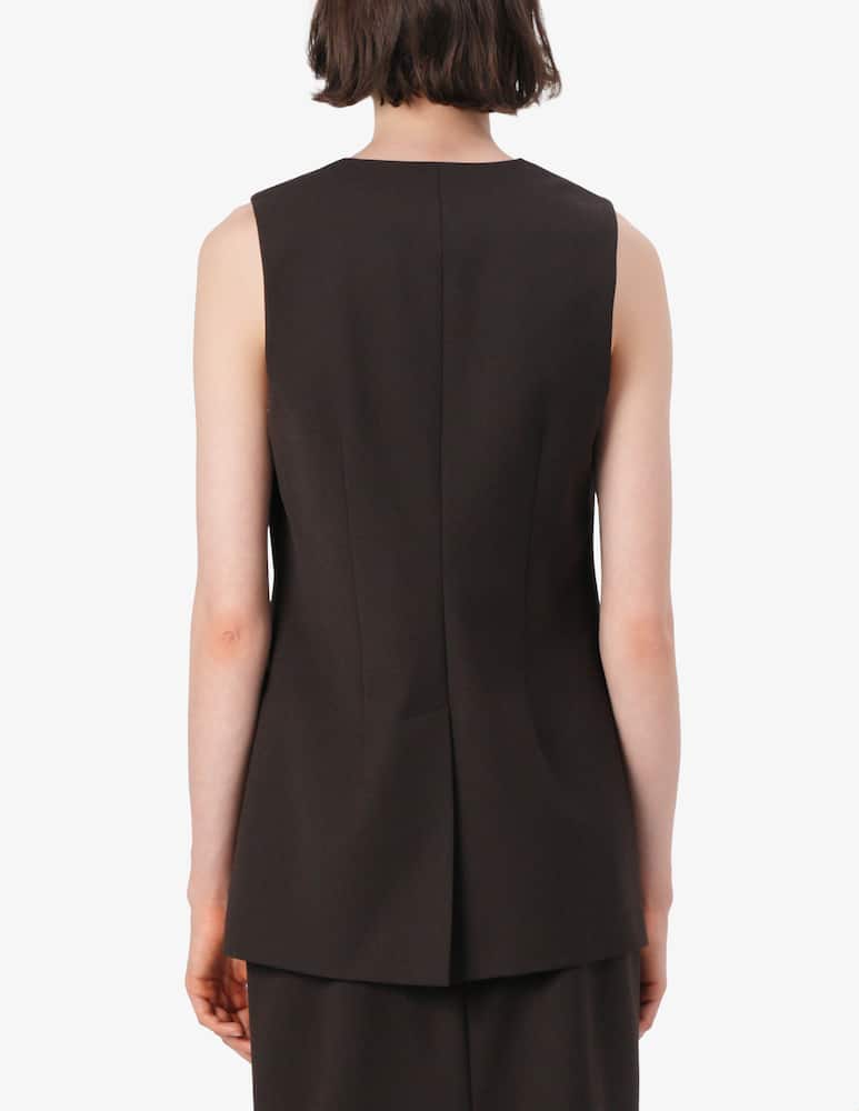 rinascente 24.7 Studio Gilet lungo in misto lana