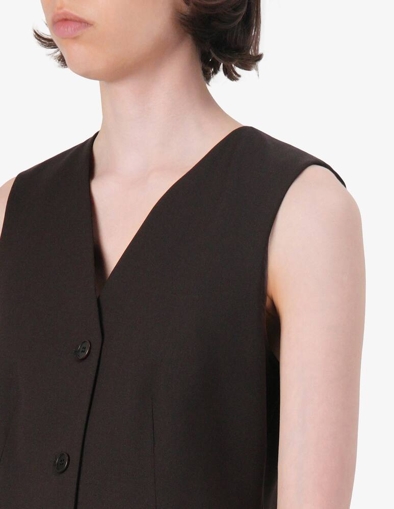 rinascente 24.7 Studio Gilet lungo in misto lana