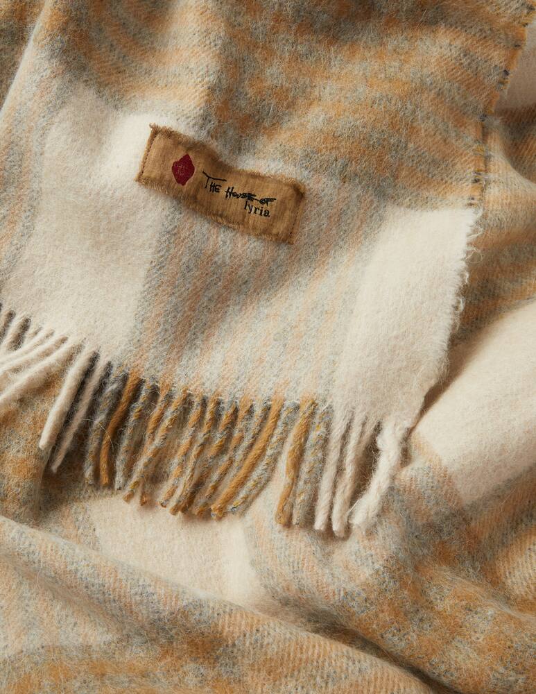 rinascente The House of Lyria Plaid Granello - Bianco