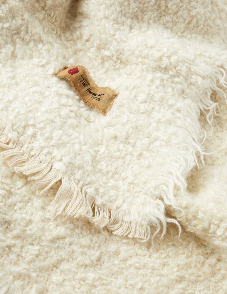 rinascente The House of Lyria Plaid Soffice - Bianco