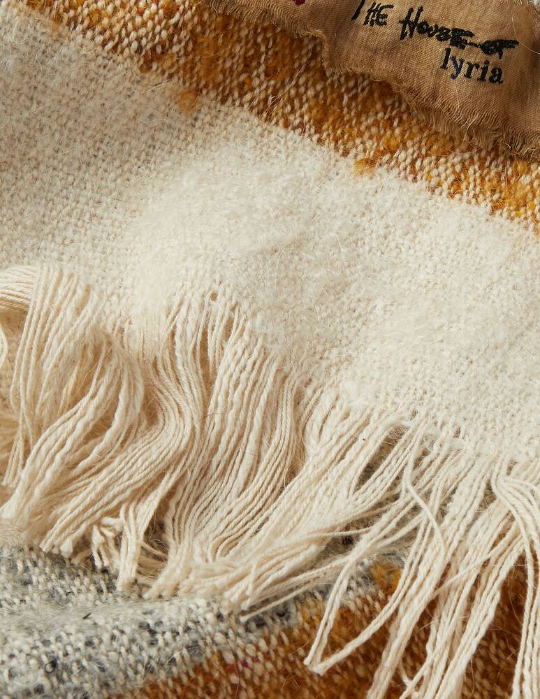 rinascente The House of Lyria Plaid Solitudine - Panna