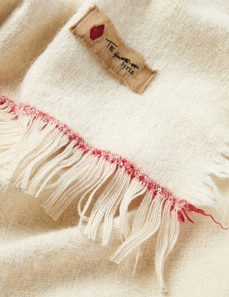 rinascente The House of Lyria Plaid Fibra - Bianco