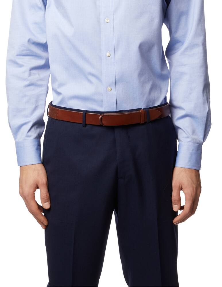 rinascente Orciani Cintura Nobuckle Bull in cuoio 