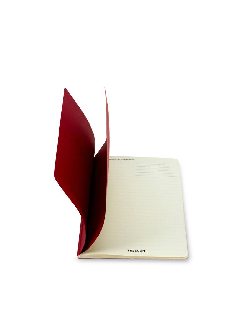 rinascente Treccani Quaderno A Righe Lucido - Rosso