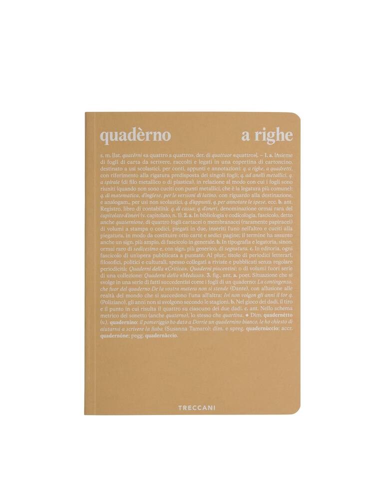rinascente Treccani Quaderno A Righe - Nero