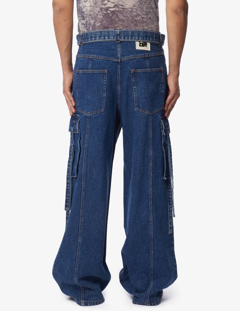rinascente Dhruv Kapoor Pantaloni cargo denim loose fit
