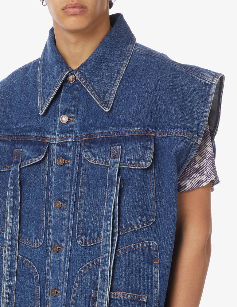 rinascente Dhruv Kapoor Gilet over denim