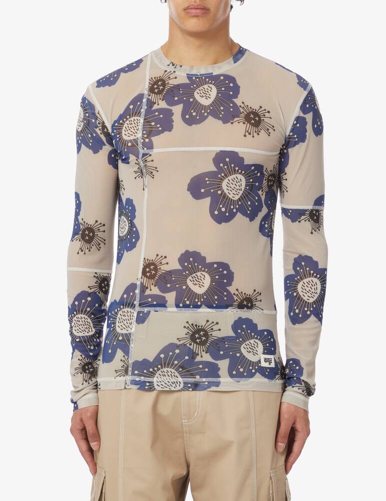 rinascente Dhruv Kapoor Turtleneck fiori sand blue
