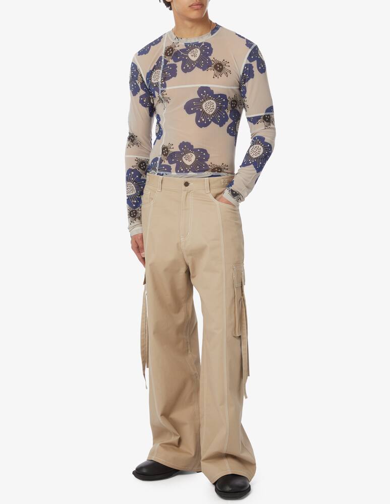 rinascente Dhruv Kapoor Turtleneck fiori sand blue
