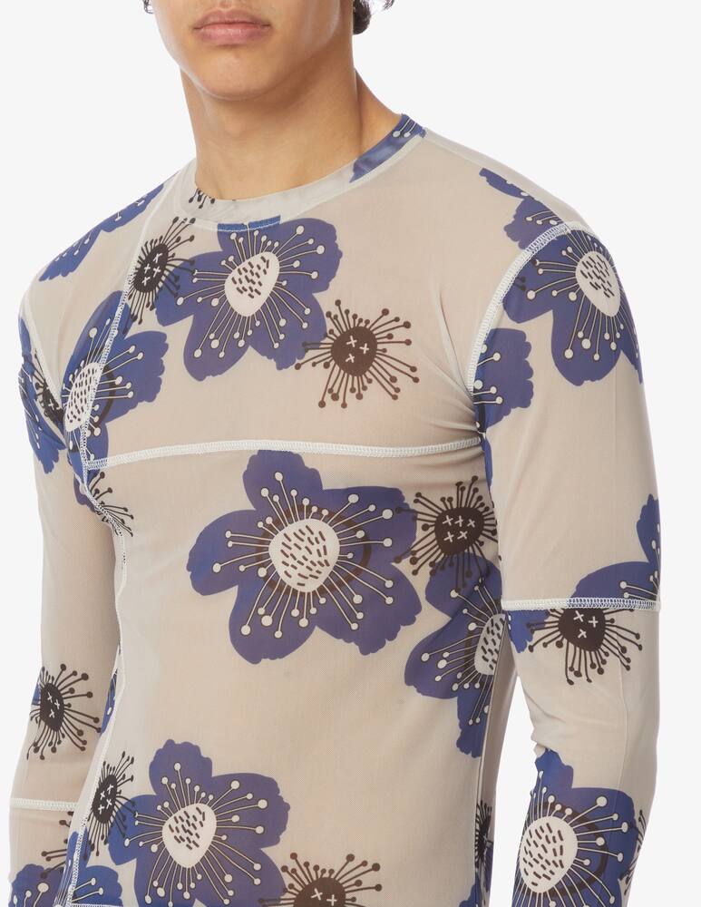 rinascente Dhruv Kapoor Turtleneck fiori sand blue